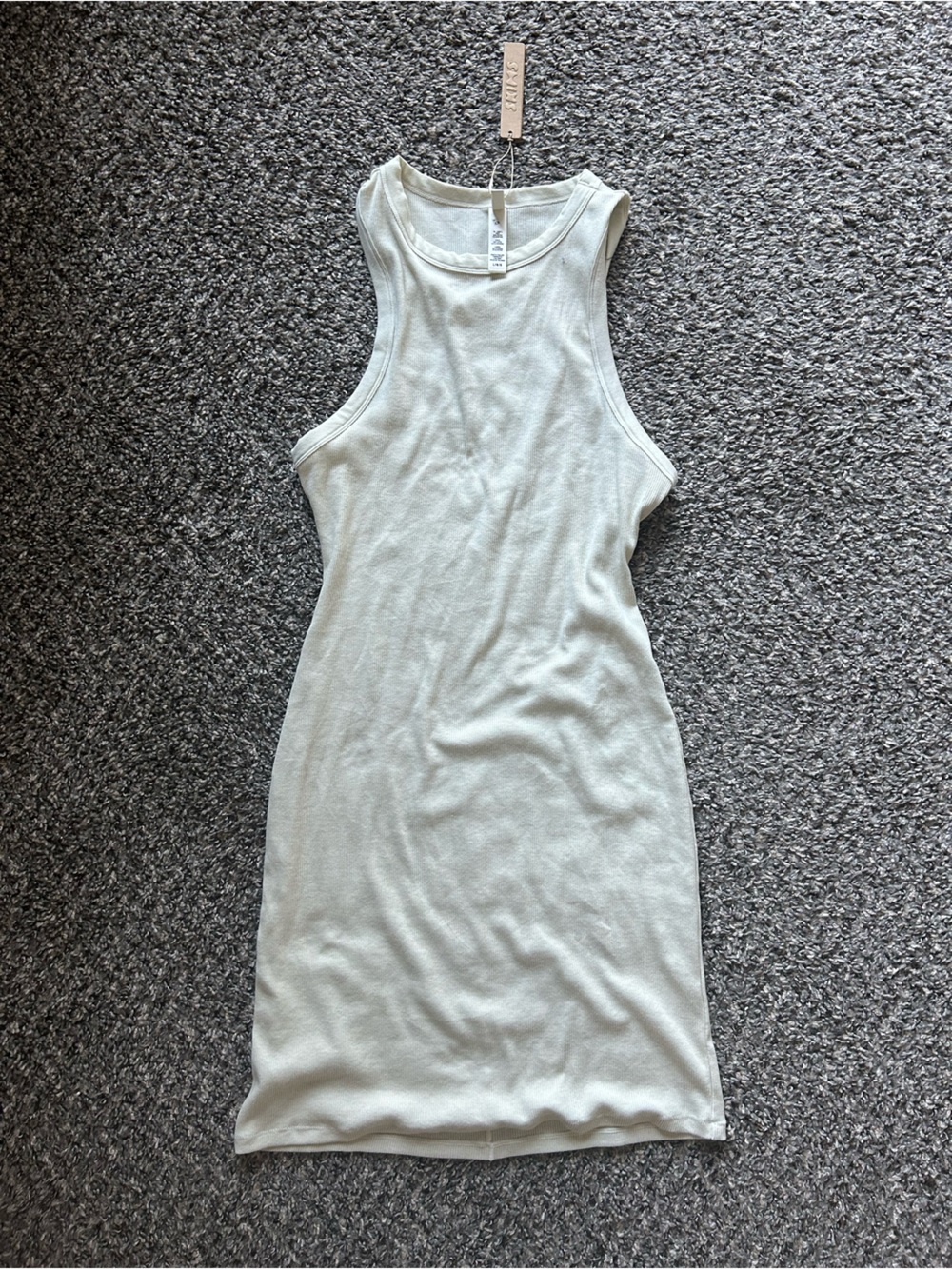 Skims Cotton Rib Tank Dress